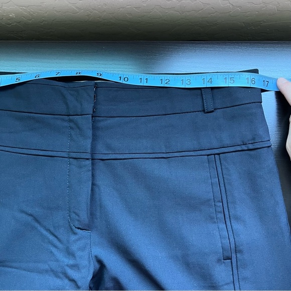 Veronica Beard Wool Blend Navy Ankle Slacks Pants Women’s Size 6 - Picture 7 of 14